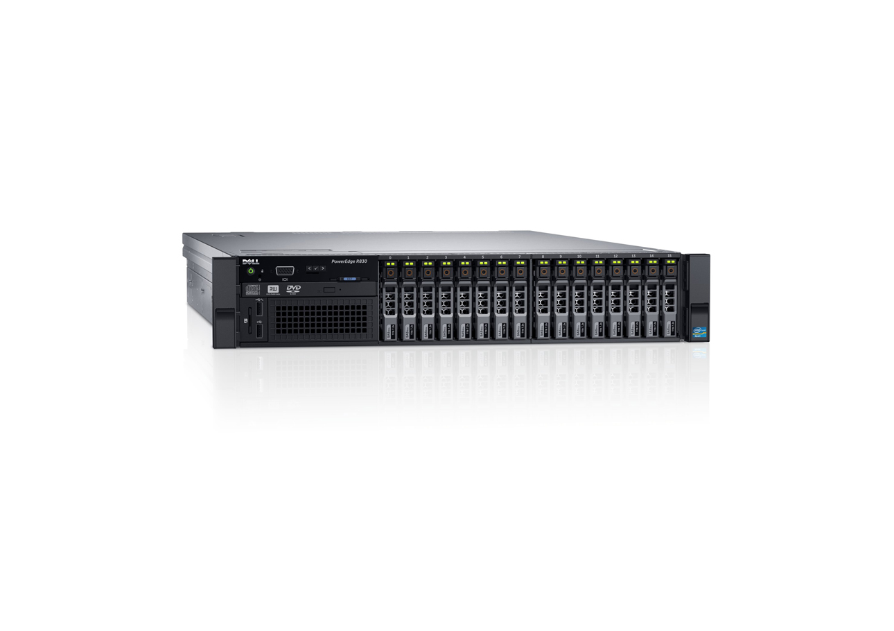 戴尔Dell PowerEdge R830机架式服务器（2颗英特尔®至强®E5-4620 v4处理器/32G RDIMM内存/6块1TB 10K RPM SAS  2.5英寸硬盘） 产品图