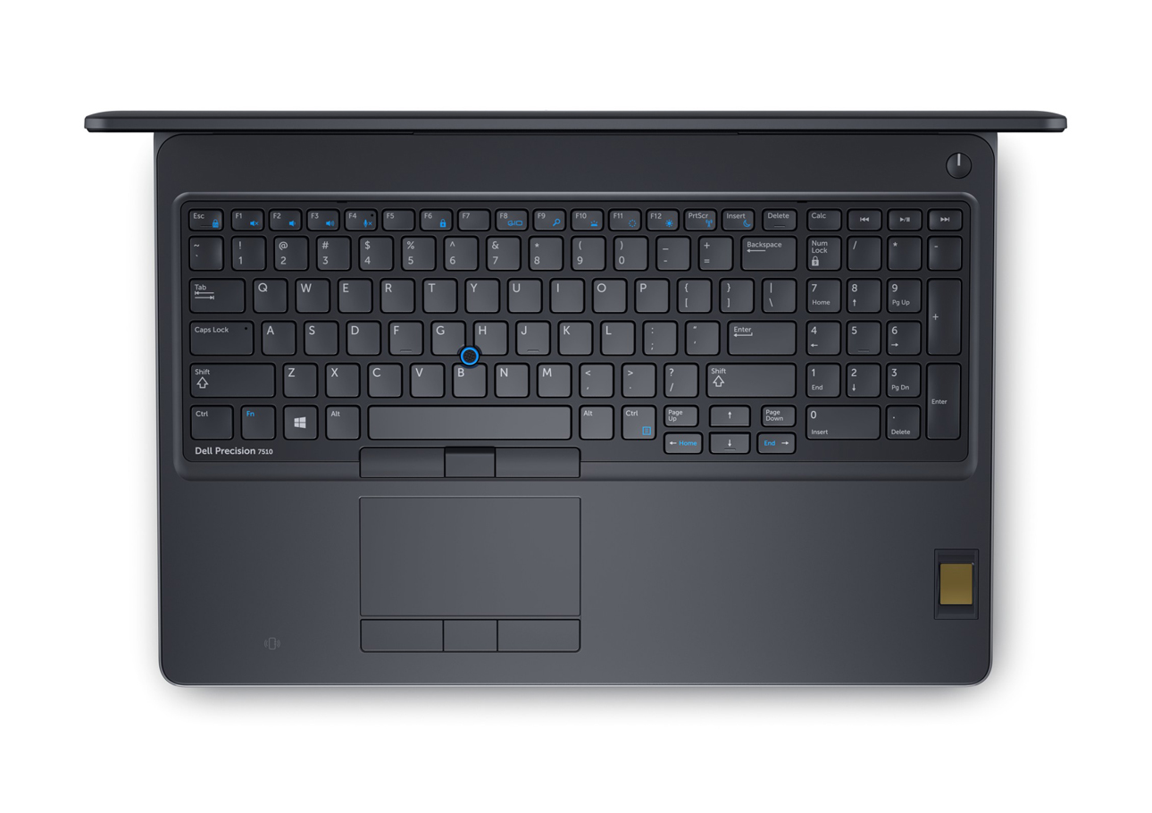 戴尔Dell Precision 7510  移动工作站（英特尔®酷睿™i7-6820HQ处理器/32 (2x16GB) 内存/256G SSD+2TB  SATA硬盘） 产品图