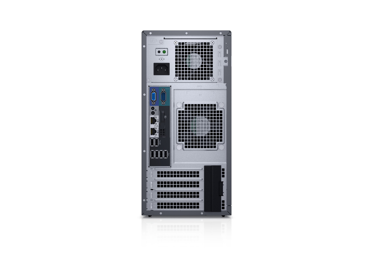 戴尔PowerEdge T130 塔式服务器（英特尔®至强®E3-1280 v6 处理器/2块1TB SATA硬盘/16GB内存） 产品图