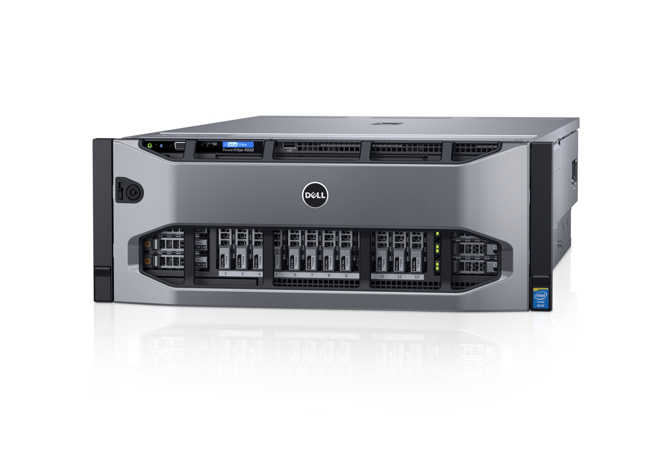 戴尔Dell PowerEdge R930机架式服务器（4颗英特尔®至强®E7-4809 v4处理器/256G RDIMM内存/10块2TB 7.2K RPM SAS硬盘） 产品图