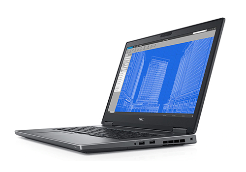 戴尔Dell Precision 7730移动工作站（英特尔酷睿六核 i7-8850H/32G内存/1T NVMe固态/WX7100-8G显卡/1920*1080/17.3寸）  产品图