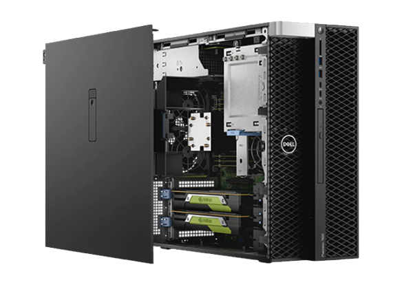 Dell EMC Precision T5820工作站（intel至强W-2133 6核 3.6Ghz/ 32G内存/120G固态+1T硬盘/WX7100-8G独显/425W电源） 产品图