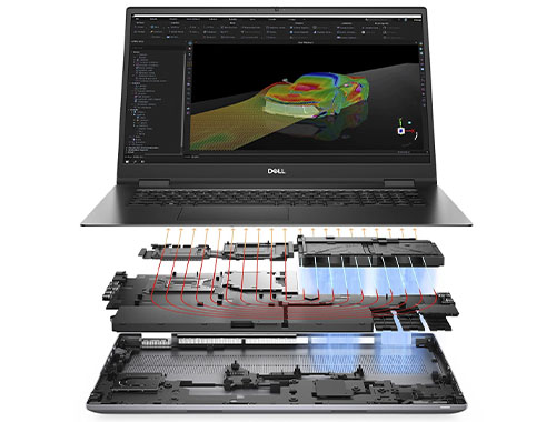 戴尔Precision 7780 移动工作站  可扩展的 17.3" 移动工作站，全力助您实现目标 产品图