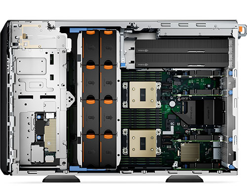 戴尔PowerEdge T560 塔式服务器   数据库虚拟化GPU深度学习存储  产品图