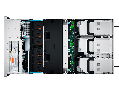 戴尔PowerEdge R9604路存储式主机深度学习渲染AI人工智能 4颗金牌6416H 72核2.2G 256G丨4*1.92T丨6*3.84T丨H755 产品图